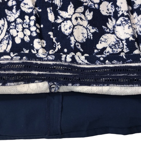 Talbots Blue and White Print Shift/Sheath Dress - Picture 11 of 15